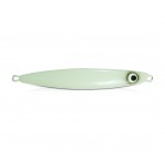 Samurai II Knife Saltwater Jig Lure - White: Green Glow