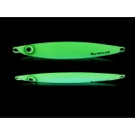 Samurai II Knife Saltwater Jig Lure - White: Green Glow