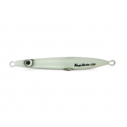 Viking Squid Jig - White Green Lumo
