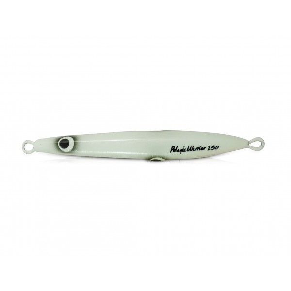 Viking Squid Jig - White Green Lumo